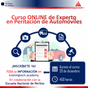 MODALIDAD ONLINE - EXPERTO EN PERITACIÓN DE AUTOMÓVILES (14ª Edición)
