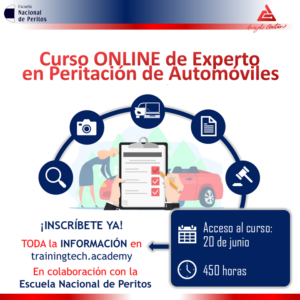 MODALIDAD ONLINE - EXPERTO EN PERITACIÓN DE AUTOMÓVILES (16ª Edición)
